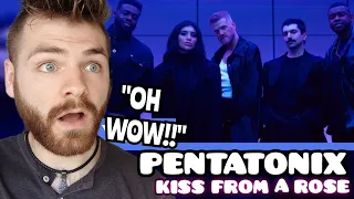 First Time Hearing PENTATONIX "Kiss From A Rose" | Live Performance | REACTION!