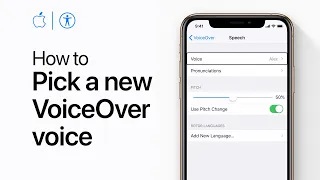 How to choose a new voice for VoiceOver on iPhone and iPad — Apple Support