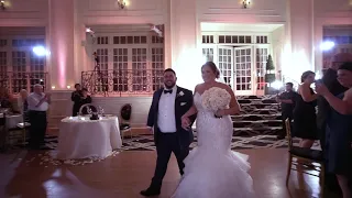 Bridal party introductions and First Dance