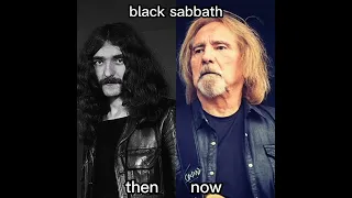 BLACK SABBATH THEN AND NOW#short