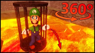 360° Super Mario Bros LUIGI in VR/4K