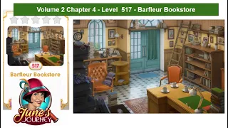 June's Journey - Volume 2 - Chapter 4 - Level 517 - Barfleur Bookstore (Complete Gameplay, in order)