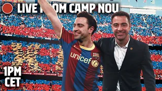 🔴 LIVESTREAM: XAVI's PRESENTATION FROM CAMP NOU