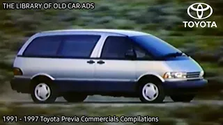 1991 - 1997 Toyota Previa Commercials Compilations