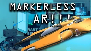 How To MARKERLESS Augmented Reality App Tutorial for Beginners with Unity 3D!!