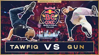 B-Boy Tawfiq vs. B-Boy Gun | Top 16 | Red Bull BC One World Final Poland 2021