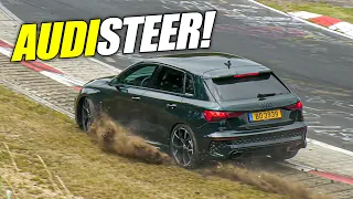 10 Minutes of Audi's UNDERSTEERING on the Nürburgring Nordschleife!