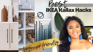 The BEST IKEA Kallax Hacks + DIY IKEA Furniture Flips | Modern + Beginner Friendly + IKEA DIY Hacks