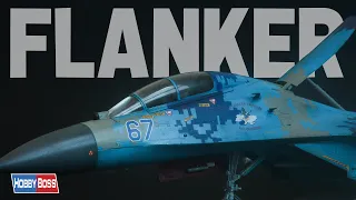 Ukrainian 1/48 Su-27UB Flanker by Hobby Boss | Full Build