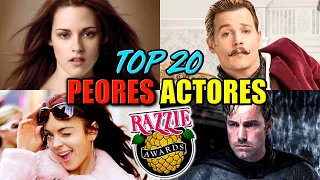 TOP 20 PEORES ACTORES MAS NOMINADOS AL RAZZIE | Edu Rocha Wow Qué Pasa