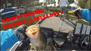 BASSCAT OWNERS TOURNAMENT CA DELTA...DAY 1 (TOP 5)