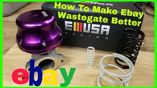 How To Bulletproof an EBAY Wastegate || Stop Leaks