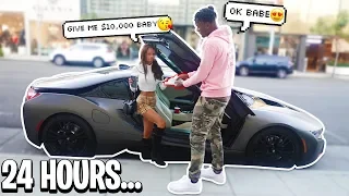 I Gave a GOLD DIGGER FAKE MONEY For 24 HOURS! SHE THOUGHT I WAS DUMB! EXPERIMENT