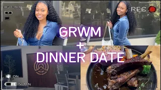 GRWM | DINNER DATE | BEST RESTAURANT IN KINGSTON??