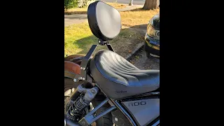 T-Rex driver backrest install on the Rebel 1100 DCT