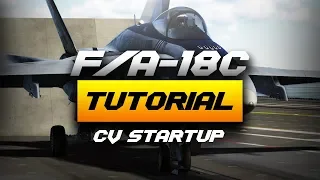 DCS F/A-18C Realistic Carrier Startup Procedure