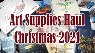 Art Supplies Haul! Christmas 2021