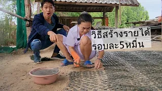 วิธีสร้างรายได้งาม รอบละ 5 หมื่น | เอิร์ธสดชื่น สร้างอาชีพ - ระยอง