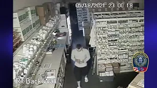 Pharmacy burglar wanted by Franklin Police