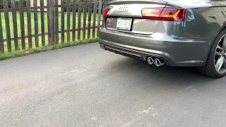 16 Audi S6 Borla exhaust startup