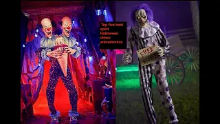 Spirit Halloween top five best clown animatronics