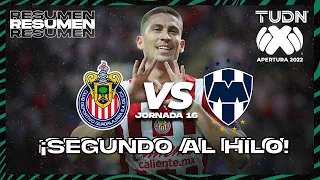 Resumen | Chivas vs Rayados | Liga Mx Apertura 22 -J16 | TUDN