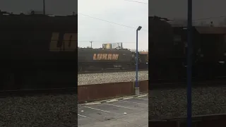 Fire Shooting Under Train!    See What Happens At End!  See Description