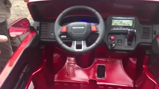 Электромобиль RiverToys Range Rover А111МР первое видео