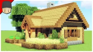 How to Build a Starter House in Minecraft (Minecraft House Tutorial)