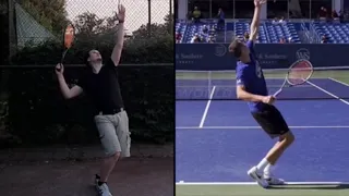 John Isner vs Ruud | Tennis Serve Analysis