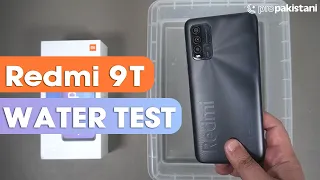 Xiaomi's Redmi 9T Water Test | Lets see if Redmi 9T is Waterproof or not