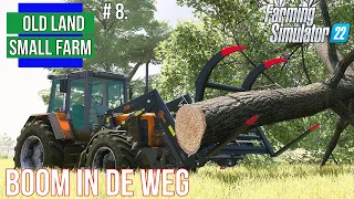 BOOM IN DE WEG | Old land, Small Farm | 8 | - Farming Simulator 22 #fs22 #farmingsimulator22