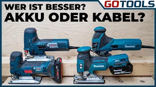 🔥 Auf dem Prüfstand! Makita und Bosch Stichsägen Akku vs Kabel im Vergleichstest | inkl. Verlosung