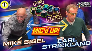 KILLER ONE POCKET: Mike SIGEL vs Earl STRICKLAND - 2017 LIVING LEGENDS EVENT