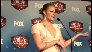 LeAnn Rimes Backstage at the 2013 American Country Awards