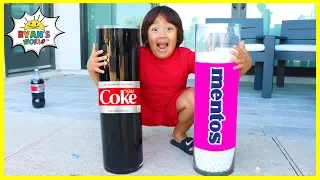 Easy DIY Science Experiments Coca Cola and Mentos