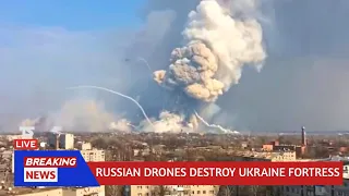 Russian Drone With Thermite Grenade Detonates One Billion Dollars Of Ukrainian Ammo