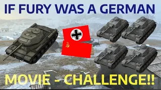 IF Fury Was A German Movie - IS vs 7x Pz IV’s (Can It Be Done?) | WOT BLITZ