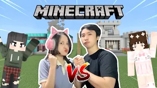 Build Battle Sama Suamiku Buat Istana Minecraft! [Minecraft Indonesia]