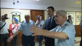 El ministro de Defensa visitó el edificio Cóndor