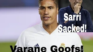 😲Varane's Mistakes! Sarri Sacked!😲 (442oons Parody)