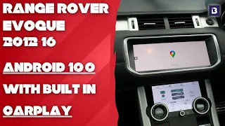 Range Rover Evoque 2012-18 Infotainment upgrade Android 10 touch screen CarPlay Review Installation