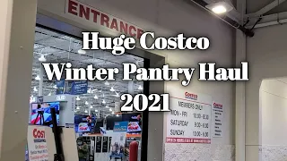 Costco Winter Pantry Haul 2021 | Fairbanks Alaska