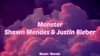 Shawn Mendes & Justin Bieber - Monster (#Lyrics, #текст #песни, #караоке)
