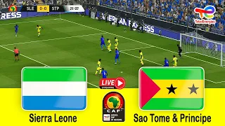 Sierra Leone vs Sao Tome & Principe | Africa Cup of Nation Qualification 2023 Football Simulation