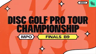 2023 Disc Golf Pro Tour Championship |MPO FINALB9| Wysocki, Klein, Hammes, Robinson| Jomez Disc Golf