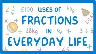 Real Life Uses of Fractions - How to Find a Fraction of a Whole Number #12
