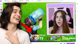 So I Stream Sniped my Girlfriend on Fortnite... AGAIN (TRIGGERED)