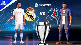 FIFA 23 - Real Madrid vs PSG ft. Mbappe, Bellingham, Dembele - UEFA Champions League | PS5™ 4K