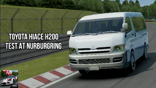Toyota HiAce H200 Test in Nurburgring - Assoluto Racing Tests